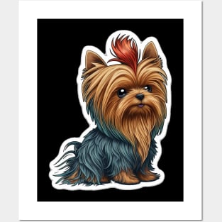 Cute Yorkshire Terrier being sassy Posters and Art